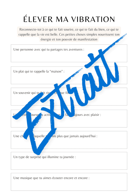 Carnet pratique N°6 - Alignement Corps Ame Esprit