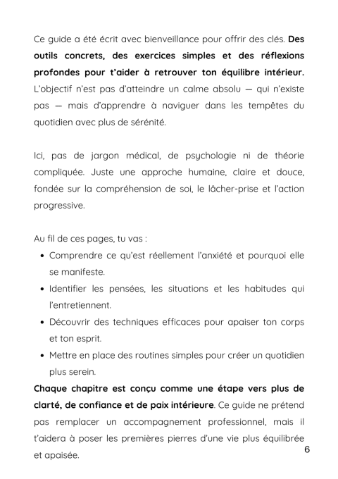 En finir avec l'anxiété