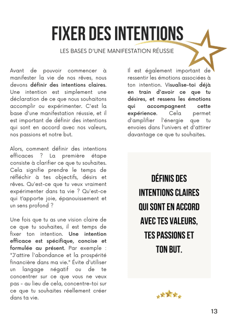 Créer la vie de ses rêves